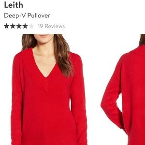 Leith V neck sweater